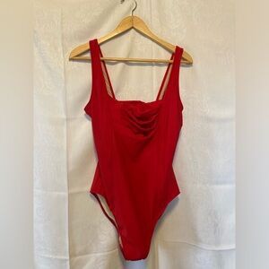 Shape FX Swim Red Size 16 One Piece Swimsuit
